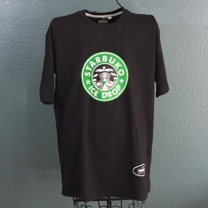 Spoofs Limited "Starbuko Ice Drop" Starbucks Tee
